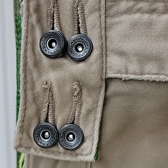 Vintage BILLABONG Khaki Board Shorts Size 11 - Picture 4 of 14